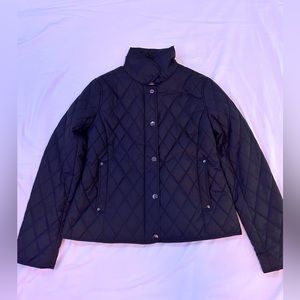 Laura Scott quilted black jacket, size S